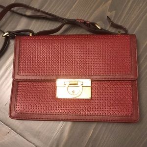 Red Ferragamo Purse
